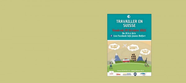 Conférence en ligne Travailler en Suisse le 29 octobre 2021